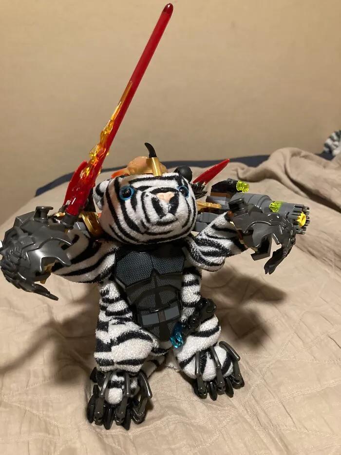 This Is Snowy Again, I Remember Making A LEGO Suit For Him. Will Gladly Scare/Beat Up Any Nightmares Away