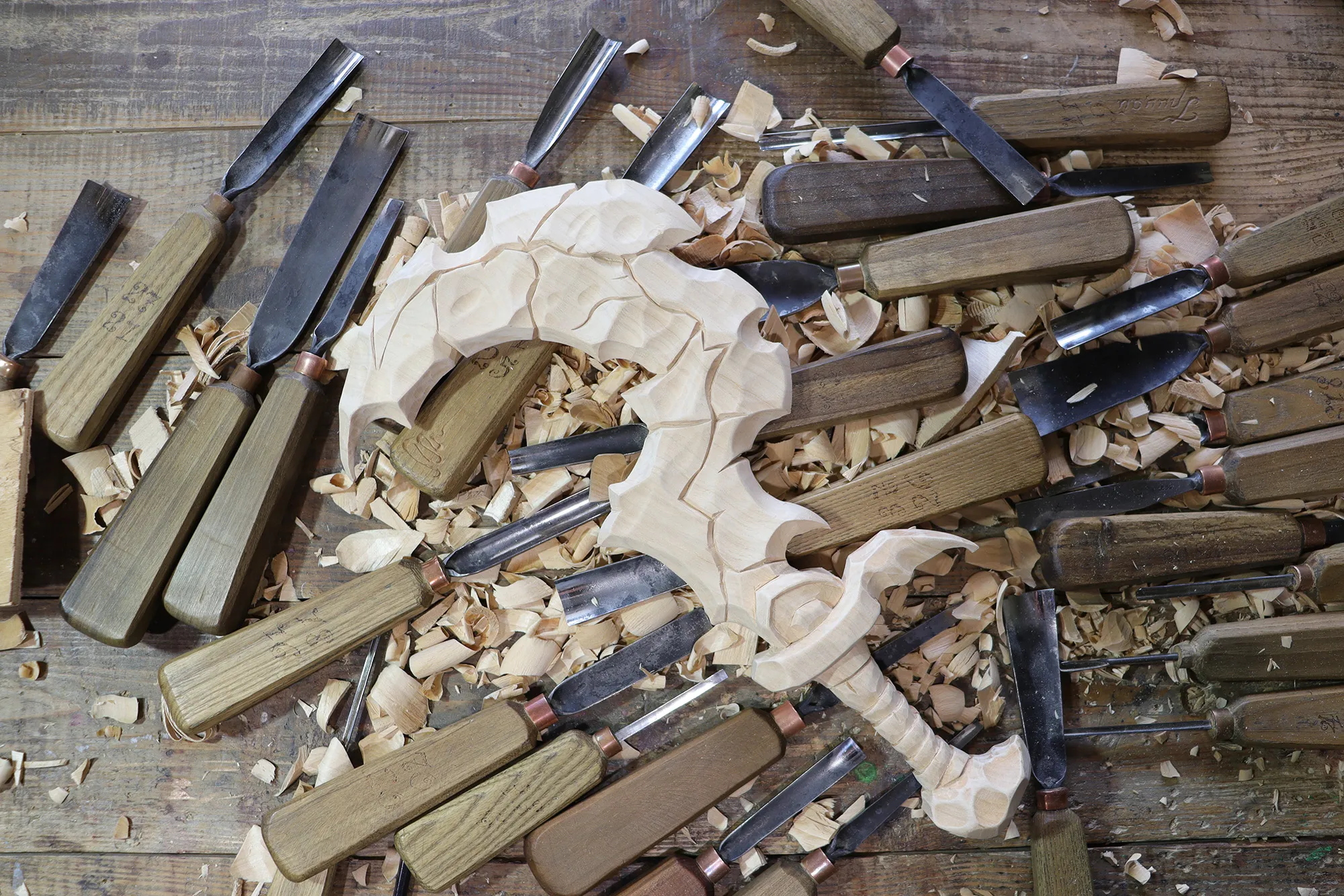 Wooden Sword Wood Carving | Sword From Basswood. How To Cut A Sword From One Piece Of Wood