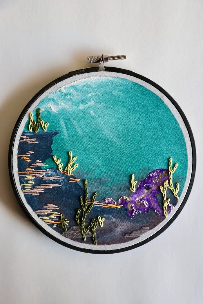 At The Beginning Of Lockdown, I Quit My Job And Started Making Embroidered Landscapes, Here Are My Best 30 Works
