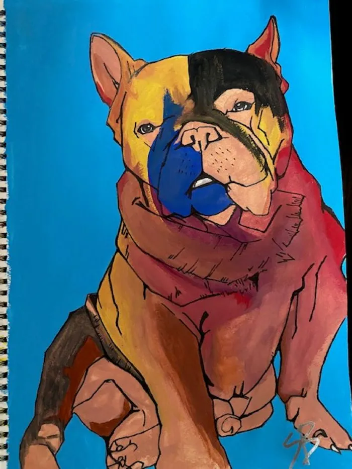 Watercolor Painting I Did Of An Old Man I Met.
