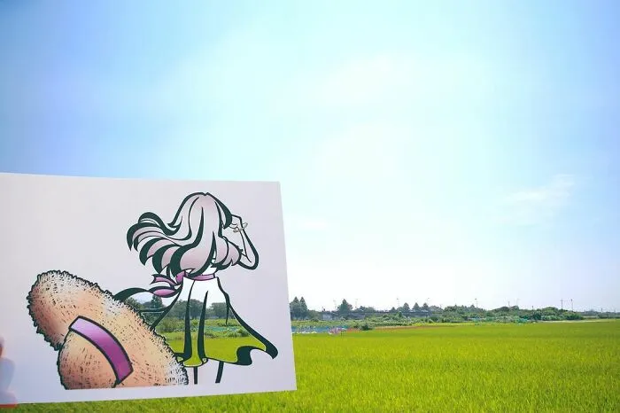 Japanese Artist Fills In Their Anime-Inspired Cutouts With Their Surroundings (100 Pics)