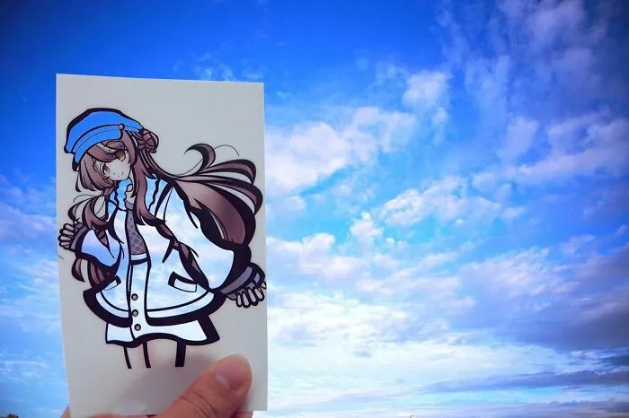 Japanese Artist Fills In Their Anime-Inspired Cutouts With Their Surroundings (100 Pics)