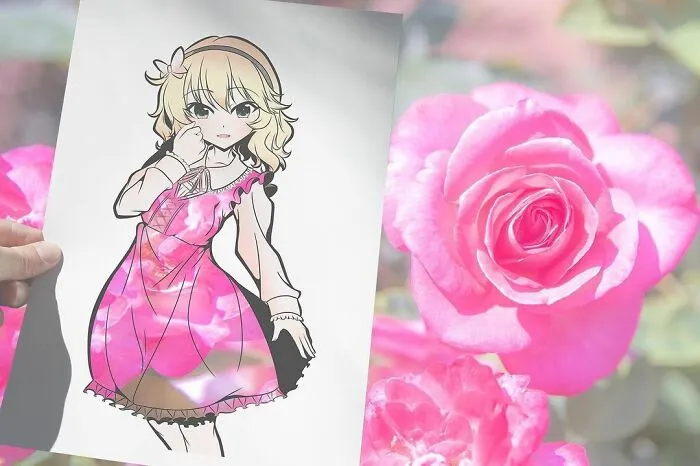 Japanese Artist Fills In Their Anime-Inspired Cutouts With Their Surroundings (100 Pics)