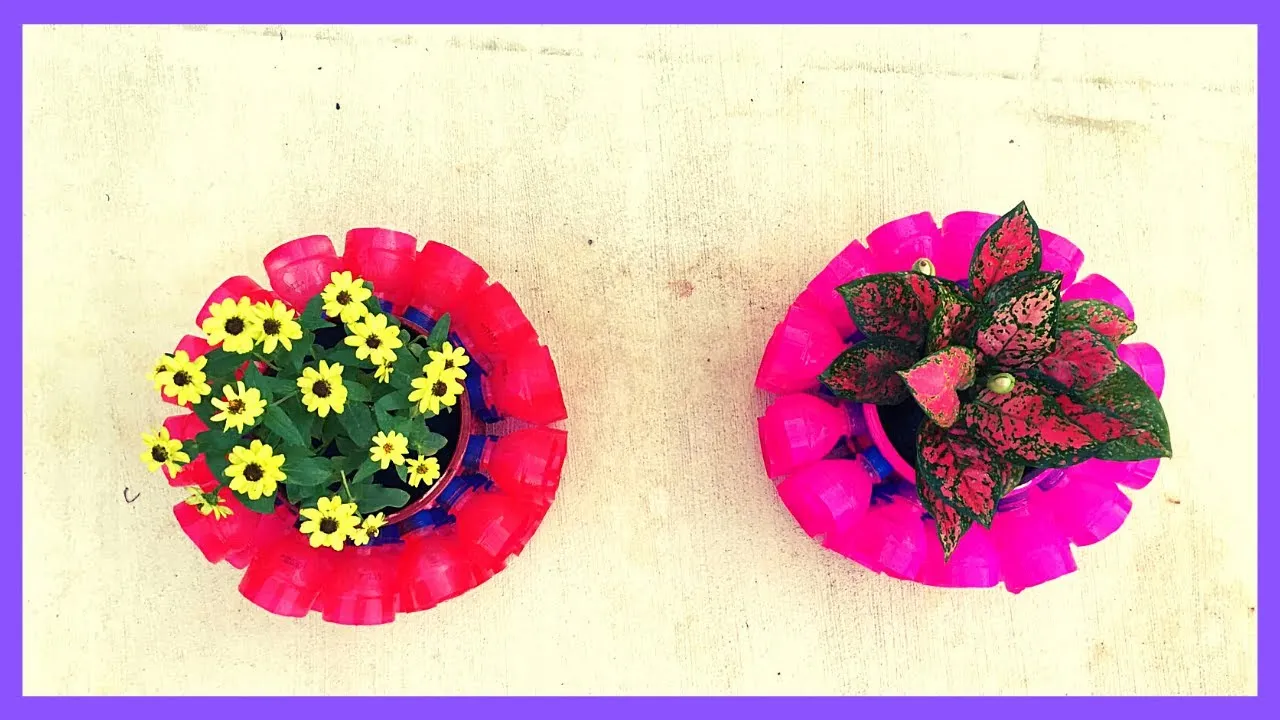 How To Recycle - Plastic Bottles - Planter Pots - How To Make It | Craft Yours