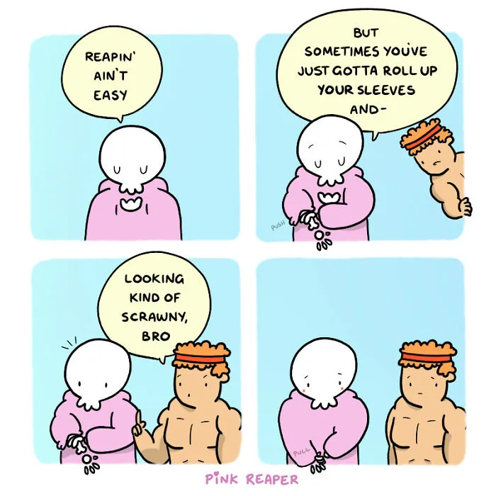 My New Comics About The Brighter Side Of The Grim Reaper Are Here To Get You Through Lockdown (20 Pics)