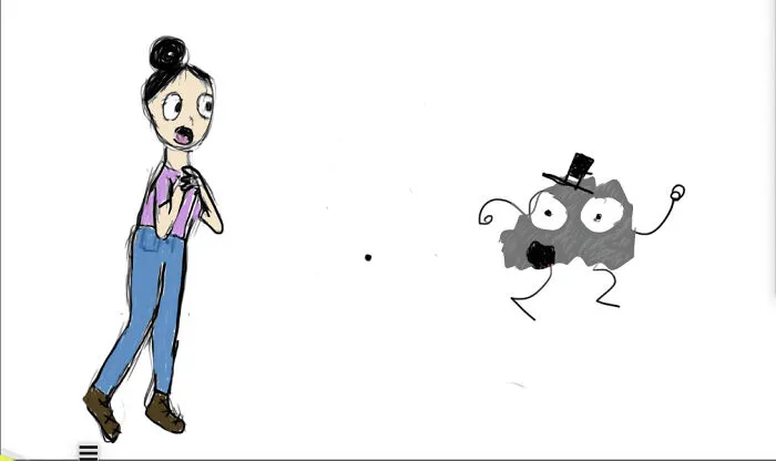 Her Pet Rock Is Escaping!