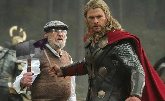 Son Photoshops His Father Into Movie Scenes And Odd Places (30 Pics)