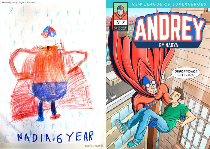 “Andrey” By Nadya (Aged 6, Ukraine)