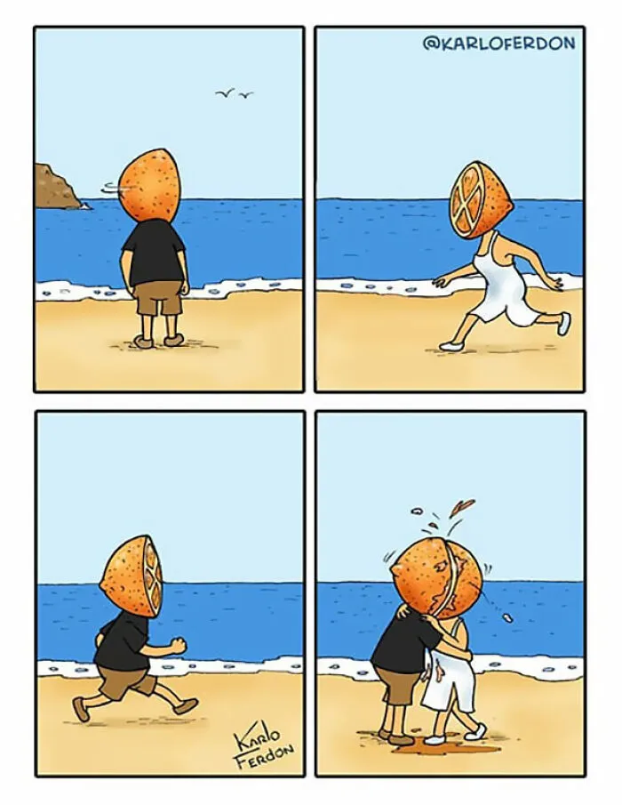 30 Funny Minimalist Comics Without Dialogue By Karlo Ferdon