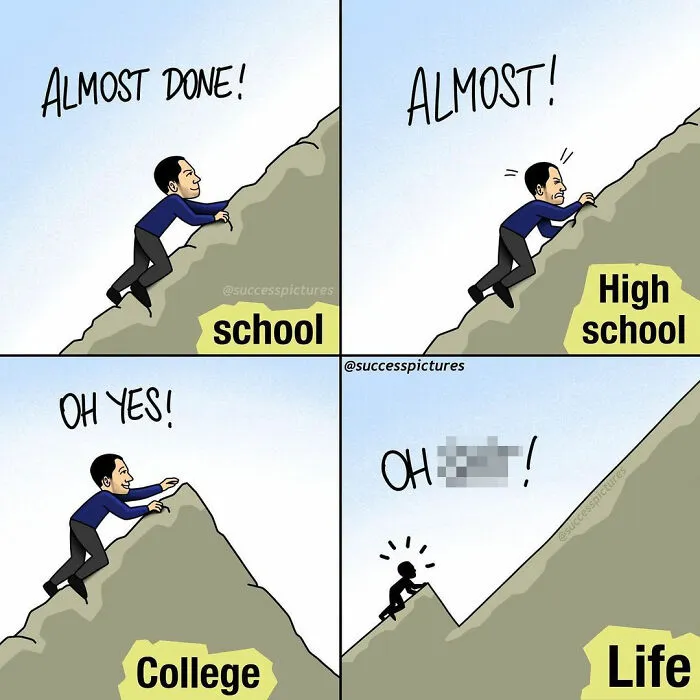 50 Illustrations By "Success Pictures" That Might Motivate You