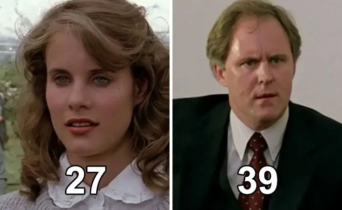 En "Footloose," John Lithgow solo tiene 12 años más que su hija ficticia, Lori Singer
