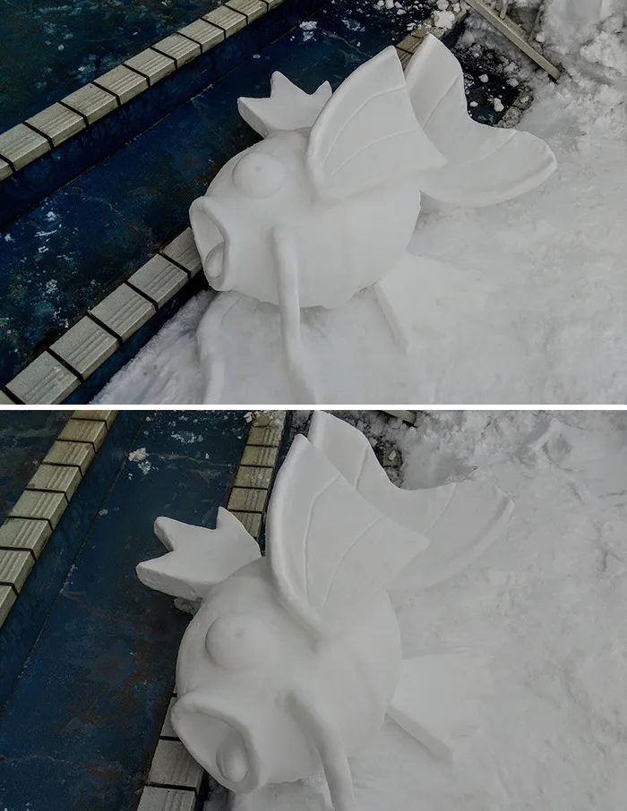 This Japanese Artist Makes Sculptures Out Of Snow, And Here Are 30 Of The Coolest Ones
