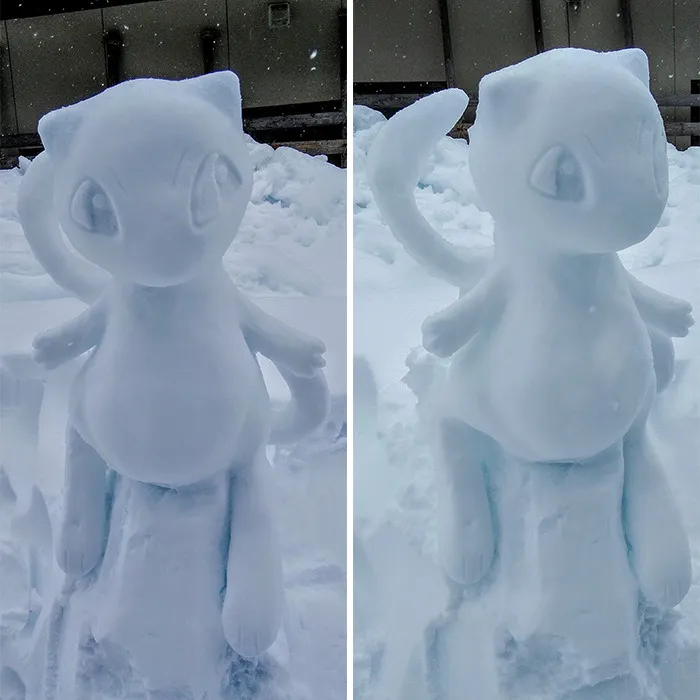 This Japanese Artist Makes Sculptures Out Of Snow, And Here Are 30 Of The Coolest Ones