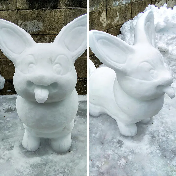 This Japanese Artist Makes Sculptures Out Of Snow, And Here Are 30 Of The Coolest Ones