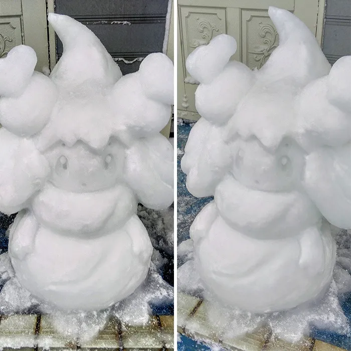 This Japanese Artist Makes Sculptures Out Of Snow, And Here Are 30 Of The Coolest Ones