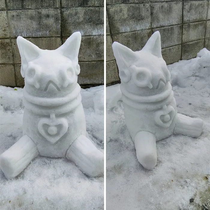 This Japanese Artist Makes Sculptures Out Of Snow, And Here Are 30 Of The Coolest Ones