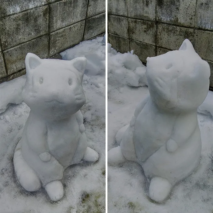 This Japanese Artist Makes Sculptures Out Of Snow, And Here Are 30 Of The Coolest Ones