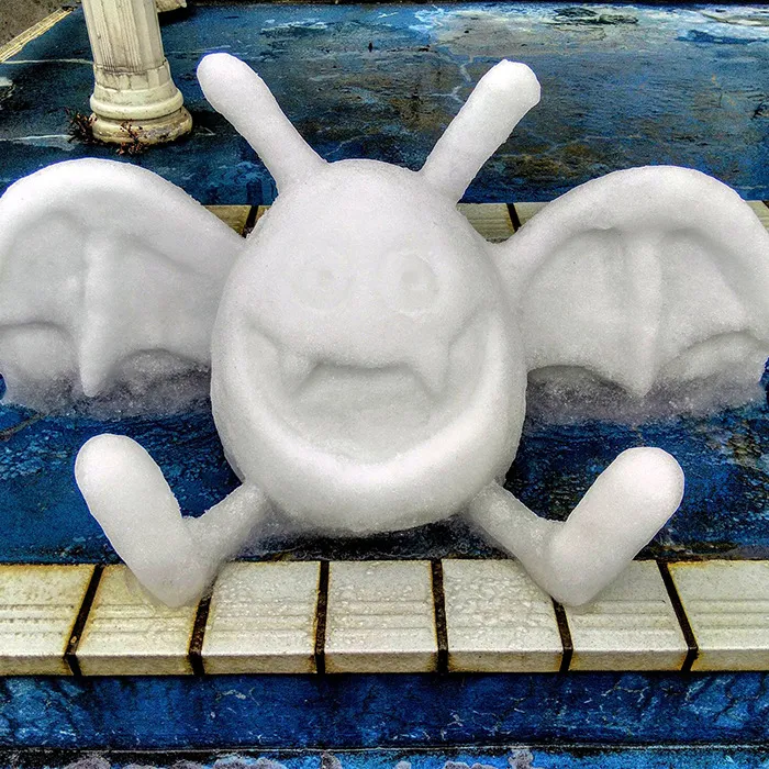 This Japanese Artist Makes Sculptures Out Of Snow, And Here Are 30 Of The Coolest Ones