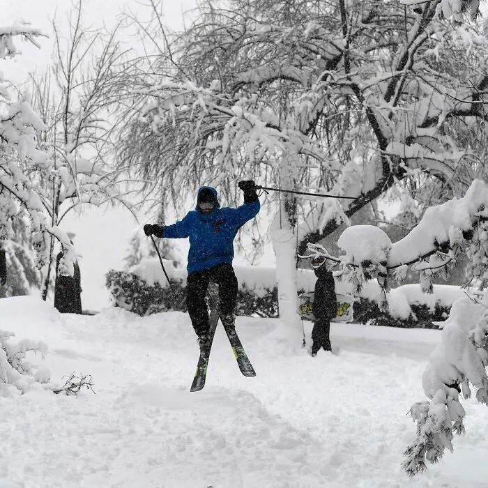 Snowfall In Spain