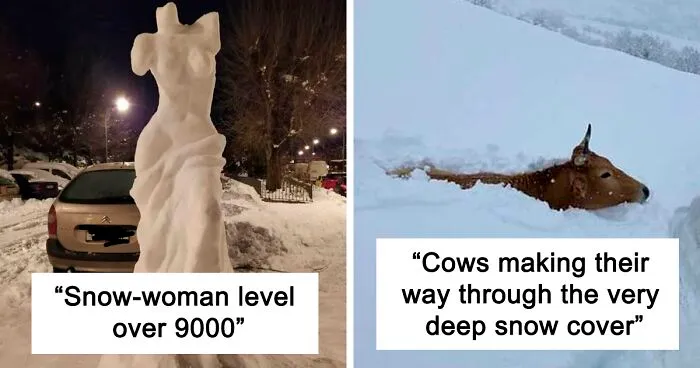 Spain Is Currently Witnessing Their Biggest Snowfall In Decades And This Is How The Unusual Sight Looks