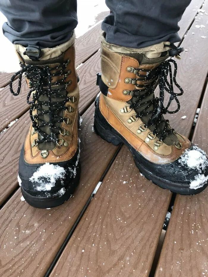 Botas Sorel, usadas durante 20 años