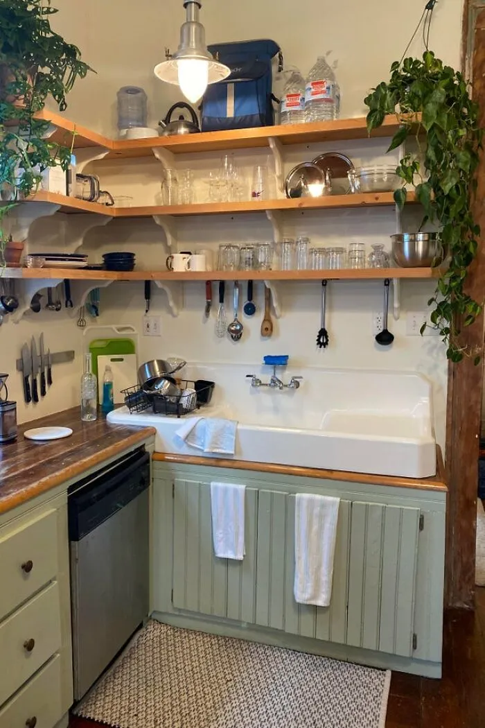 Vintage Farmhouse (Cast Iron) Sink Is Around 100 Years Old And Still Looks Great - Just Got Refinished Last Week!