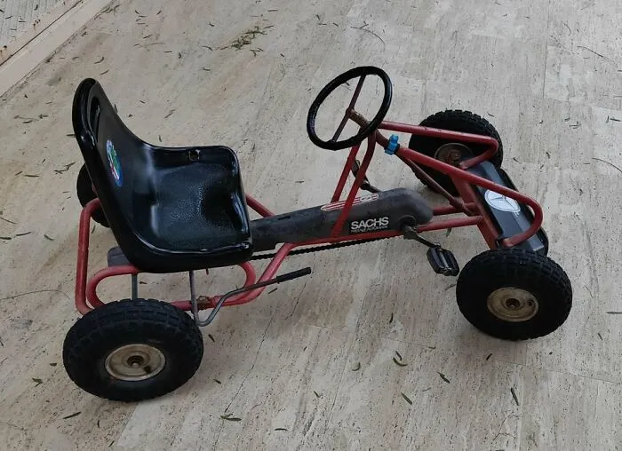 My Old Car Toy [sachs] Survived 7 Kids And Still Rolling After 35 Years...