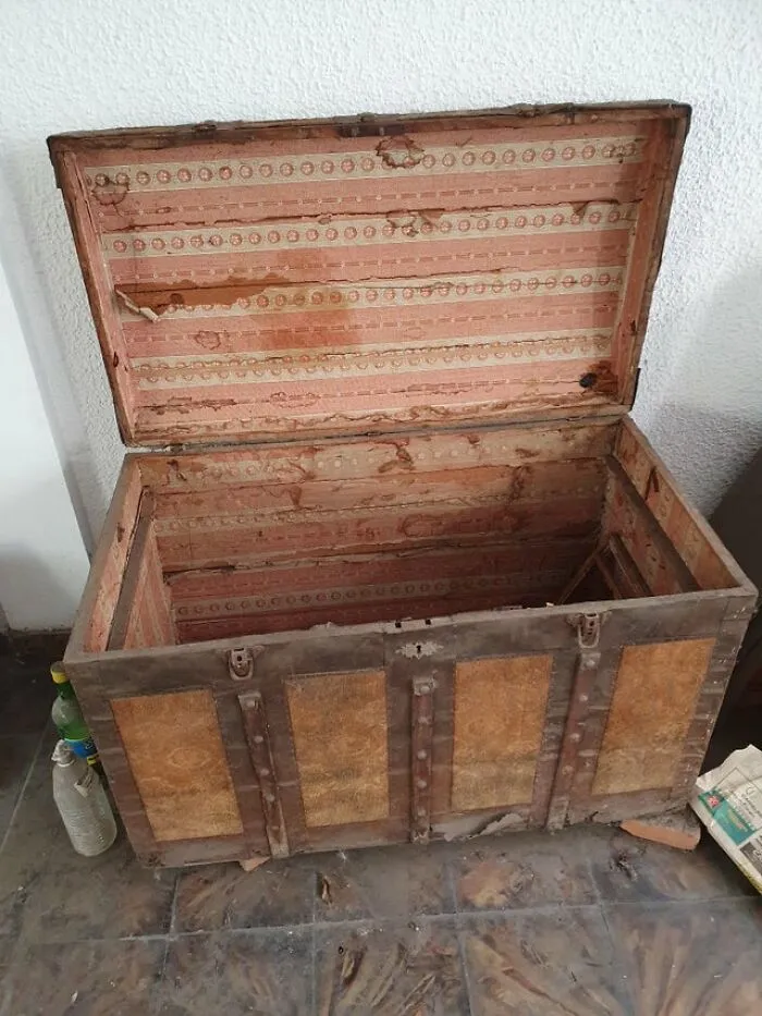 Mis bisabuelos judíos usaron este arcón de viaje para mudarse del Imperio Otomano a Argentina en 1910. Aún funciona