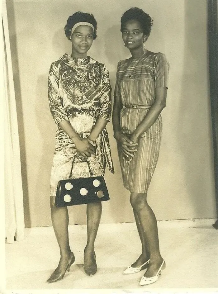 My Grandmother And Her Sister In Suriname. Fashionable As Always!
