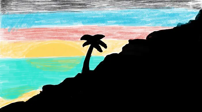 Sunset On A Beach