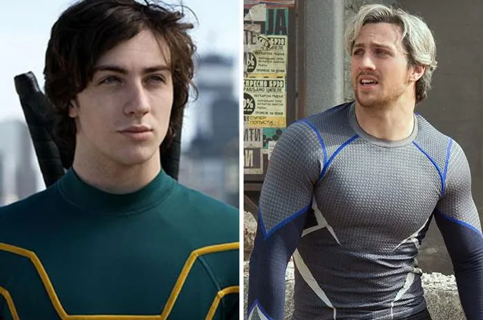 Kick-Ass And Quicksilver From The Avengers