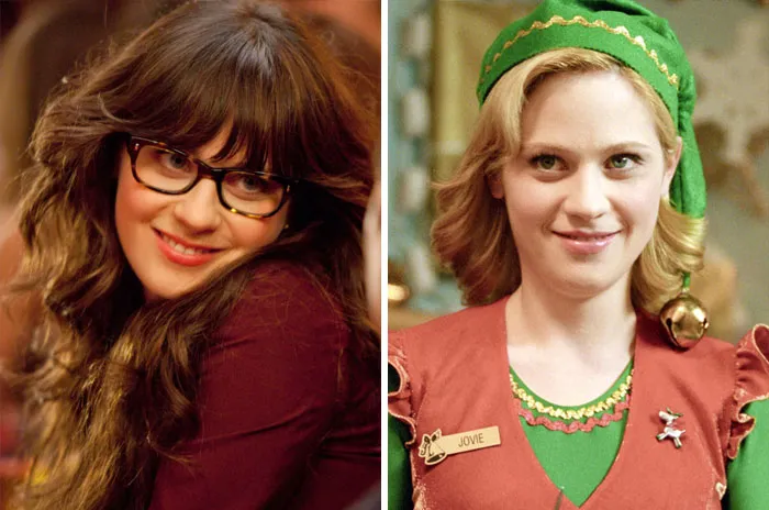 Jessica Day en New Girl y Jovie en Elf