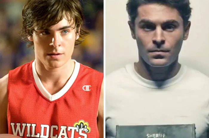 Troy Bolton en High School Musical y Ted Bundy en  Extremadamente Cruel, Malvado y Perverso