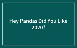 Hey Pandas Did You Like 2020?