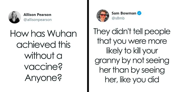 This “Takedown” Of Allison Pearson’s Question About Wuhan Is Going Viral