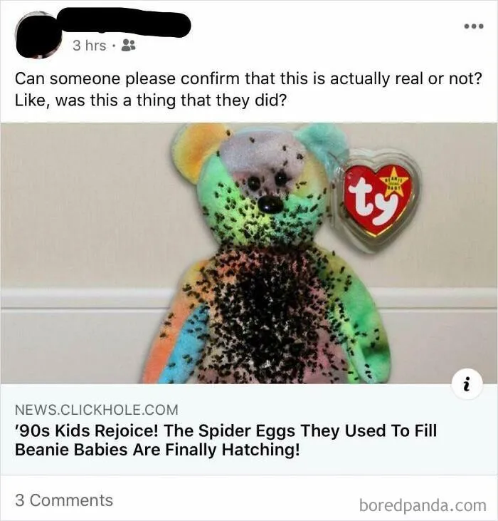 Shared This On Facebook And All Of My Friends Are Freaking Out And Sending Me Frantic DM’s