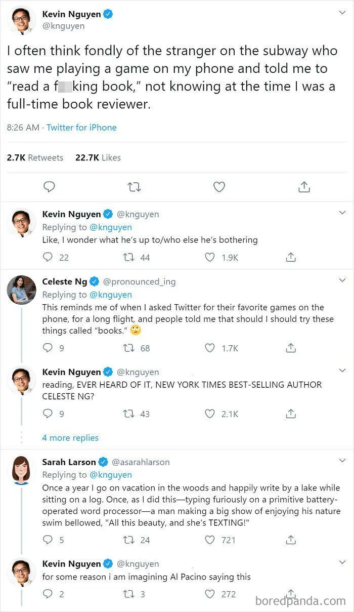 Book People Reminiscing Words From Not-So-Book People