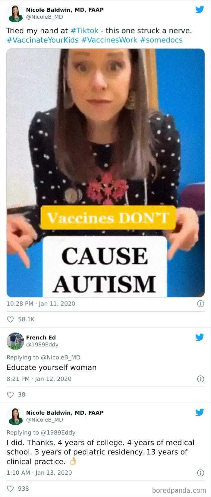 Telling A Doctor To Educate Herself