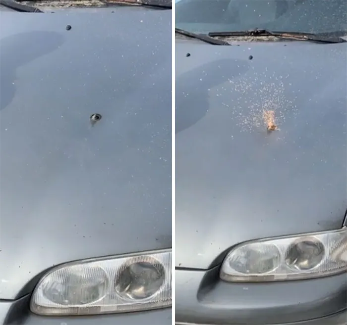 Customer Installed The Wrong Battery And Slammed The Hood Down. I’ve Seen It All Now