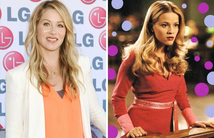 Christina Applegate fue considerada para el papel de Elle Woods en "Legally Blonde", interpretada finalmente por Reese Witherspoon