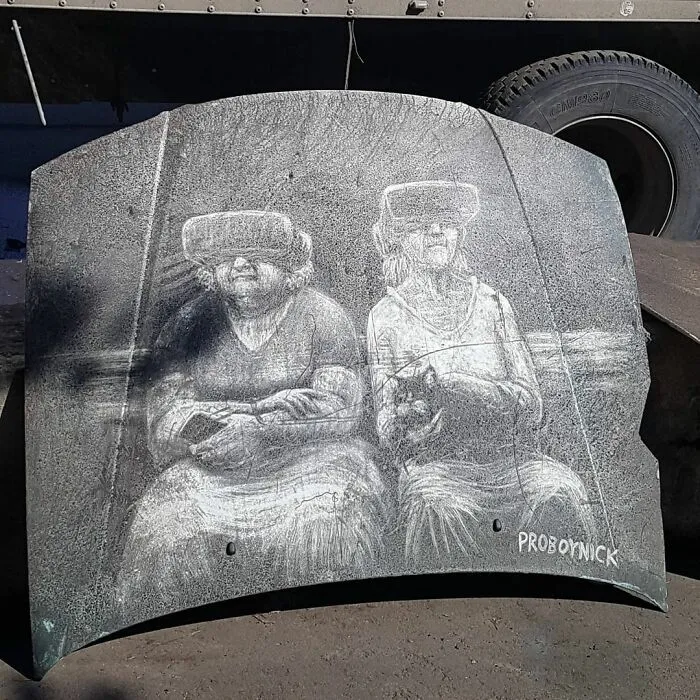 Owners Of Dirty Trucks Find Amazing Drawings On Their Vehicles Left By This Artist (36 New Pics)