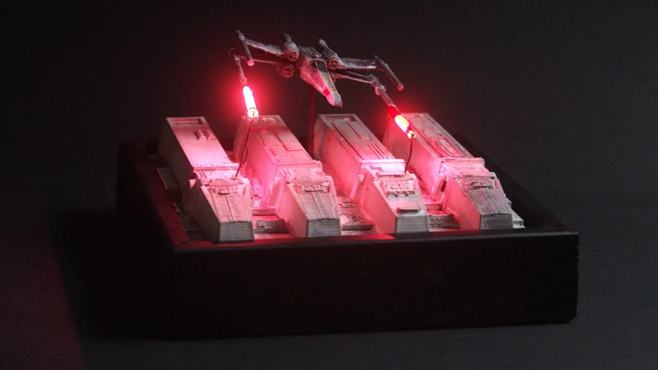 I Made A Star Wars Death Star Trench Run Diorama!