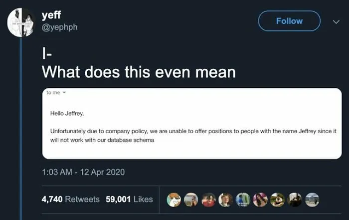 No Jeffreys Allowed