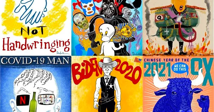 I Used Art To Create A Highly-Opinionated History Of 2020–a Year Of Sadness, Madness And Courage