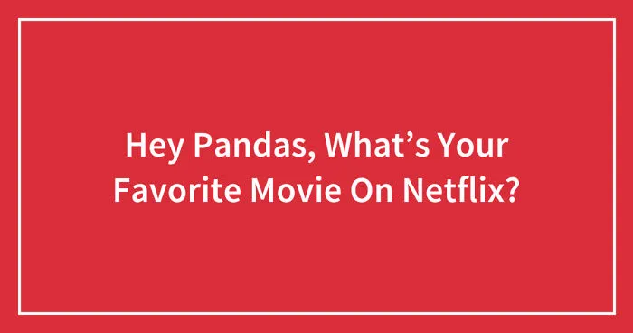 Hey Pandas, What’s Your Favorite Movie On Netflix? (Closed)