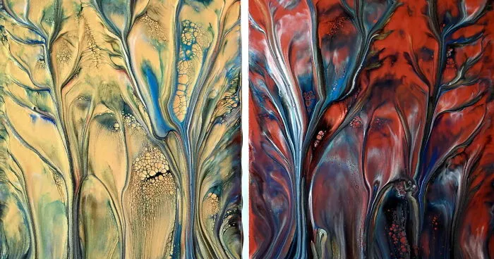 Double Dip: My Simple Acrylic Pour Painting, Beginner's Fluid Art Technique