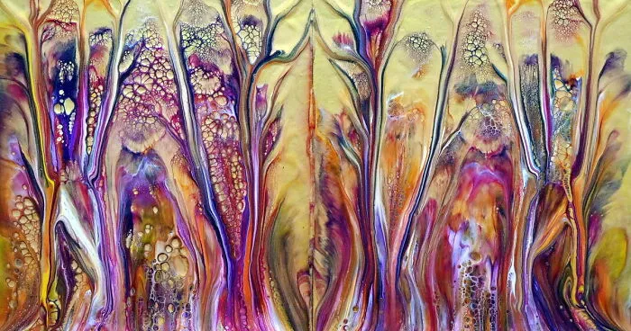 Double Dip—My Acrylic Pour Painting Technique For Beginners