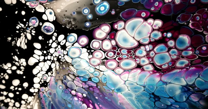 I Combined Cup Bottom Pour And Dutch Pour To Achieve These Beautiful Cells