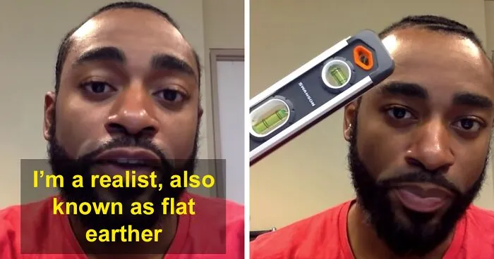 Conspiracy Theorist 'Proves' The Earth Is Flat With A Spirit Level On A Plane, And The 'Evidence' Is Making People Facepalm