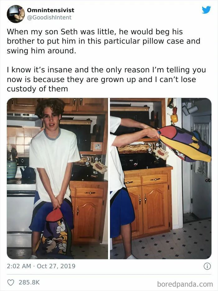 Why Go To Playground, When You Can Have Your Own Personal Customized Brother-Swing